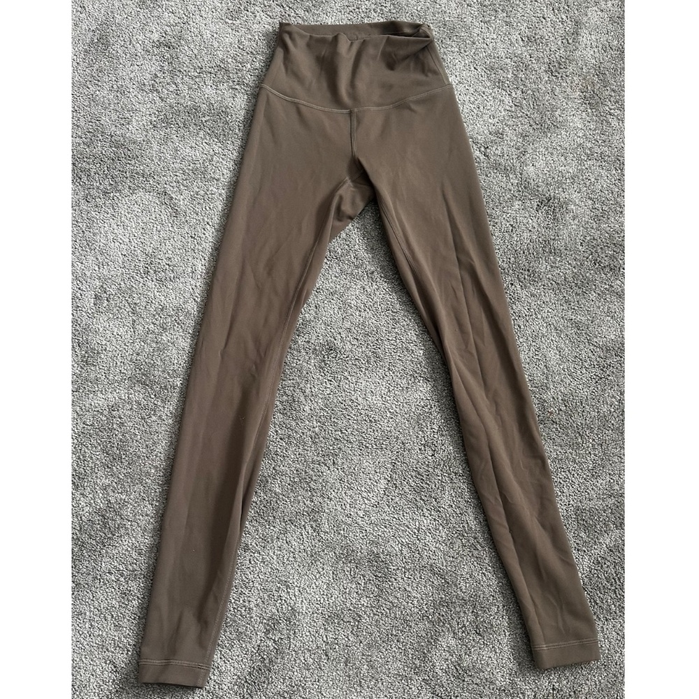 Lululemon Wunder Train High-Rise Tight 28" Army Green Leggings - Picture 1 of 4